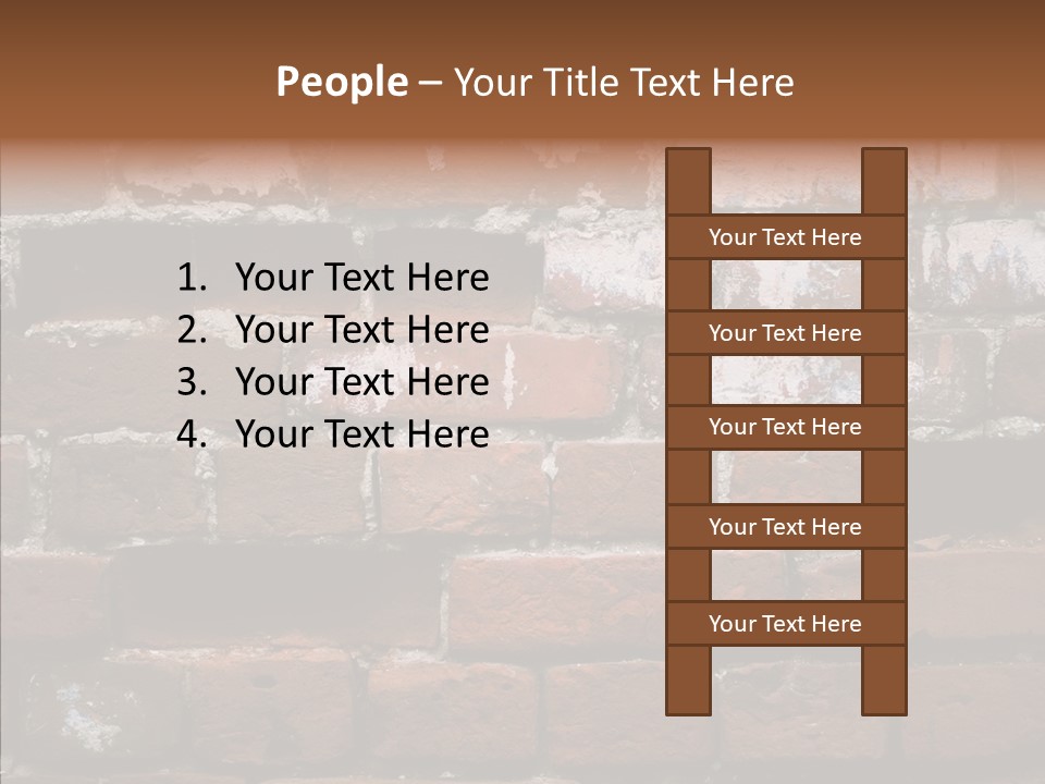 Textured Grunge Decoration PowerPoint Template