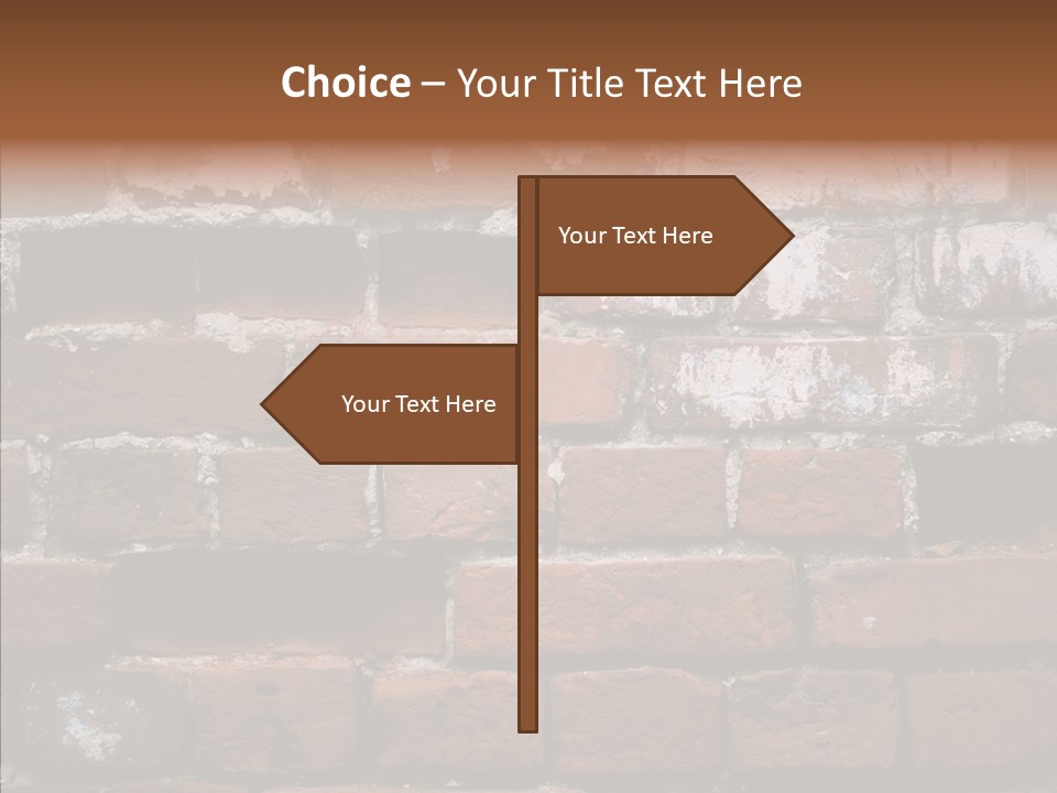 Textured Grunge Decoration PowerPoint Template