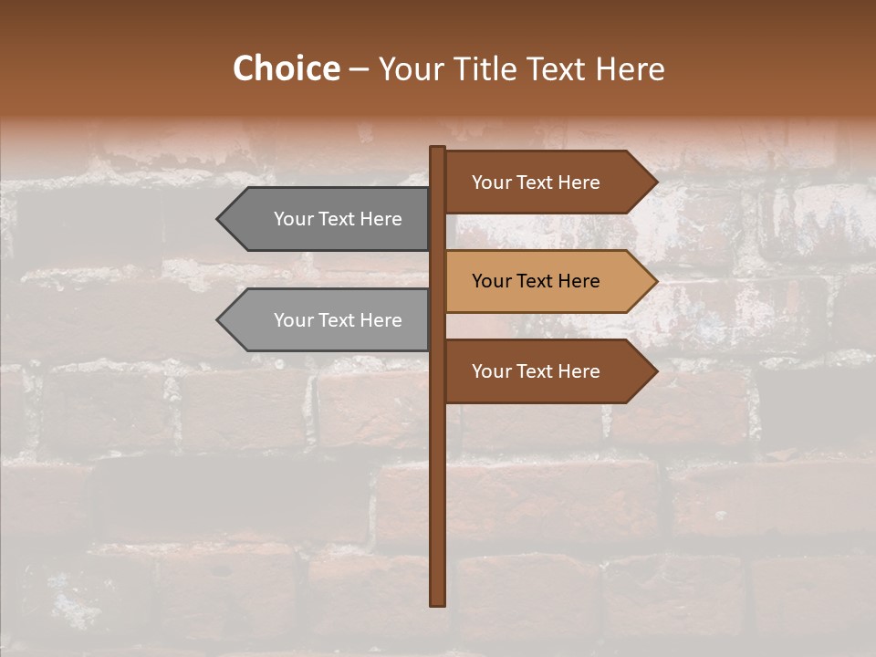 Textured Grunge Decoration PowerPoint Template