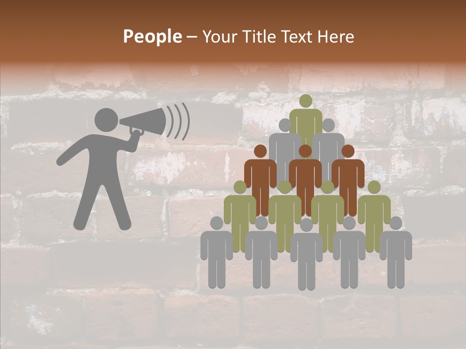 Textured Grunge Decoration PowerPoint Template