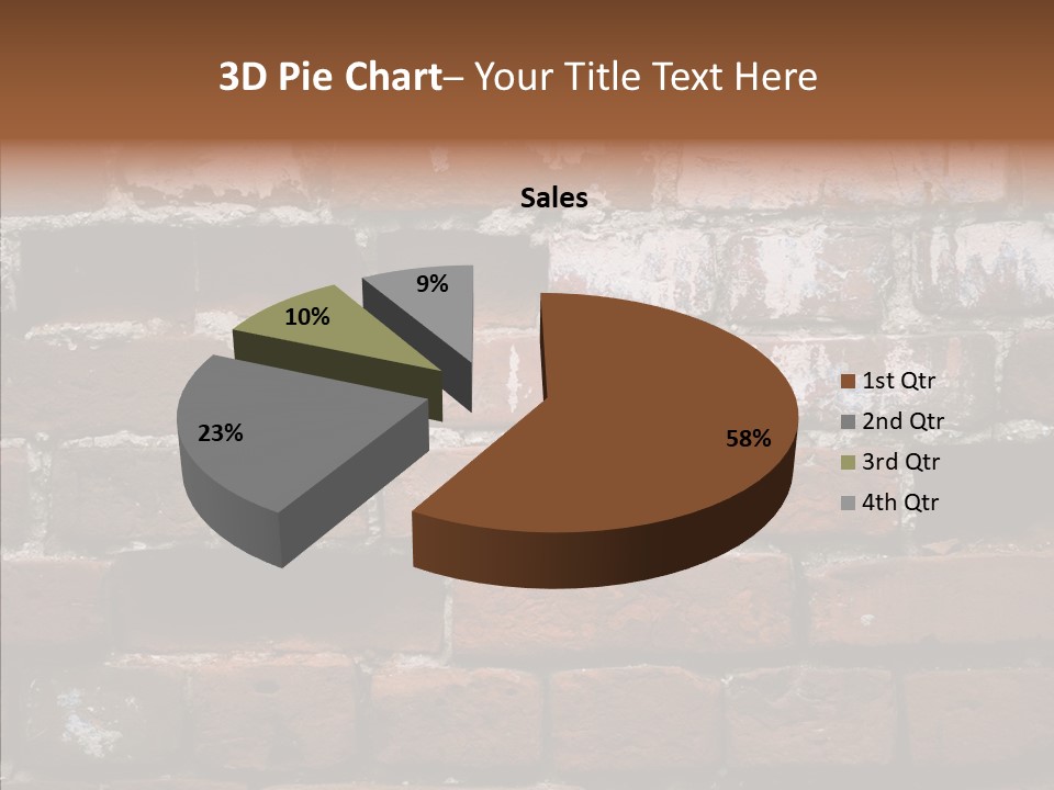 Textured Grunge Decoration PowerPoint Template