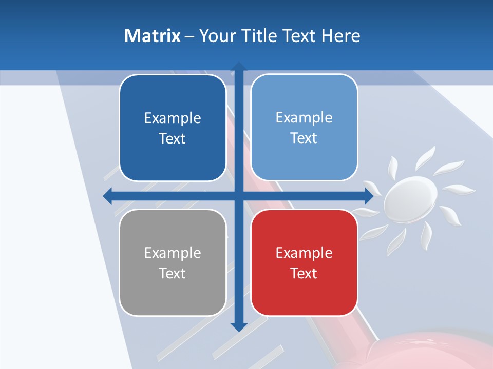 Render Medicine Snowflake PowerPoint Template