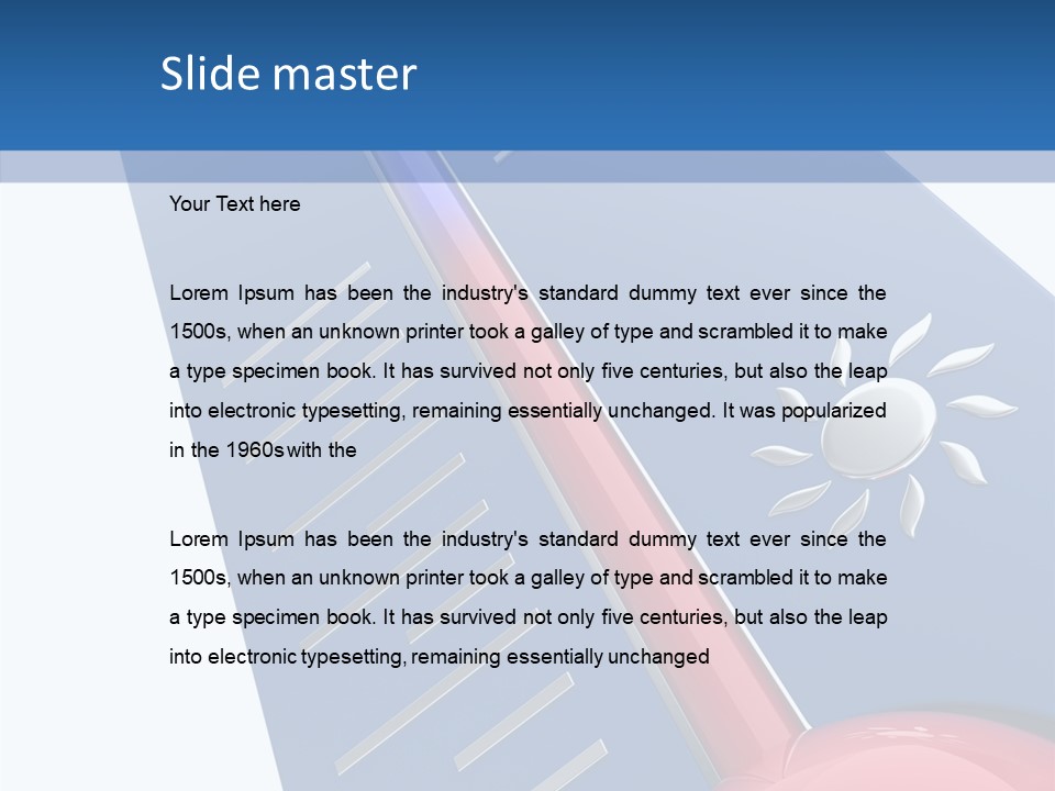 Render Medicine Snowflake PowerPoint Template