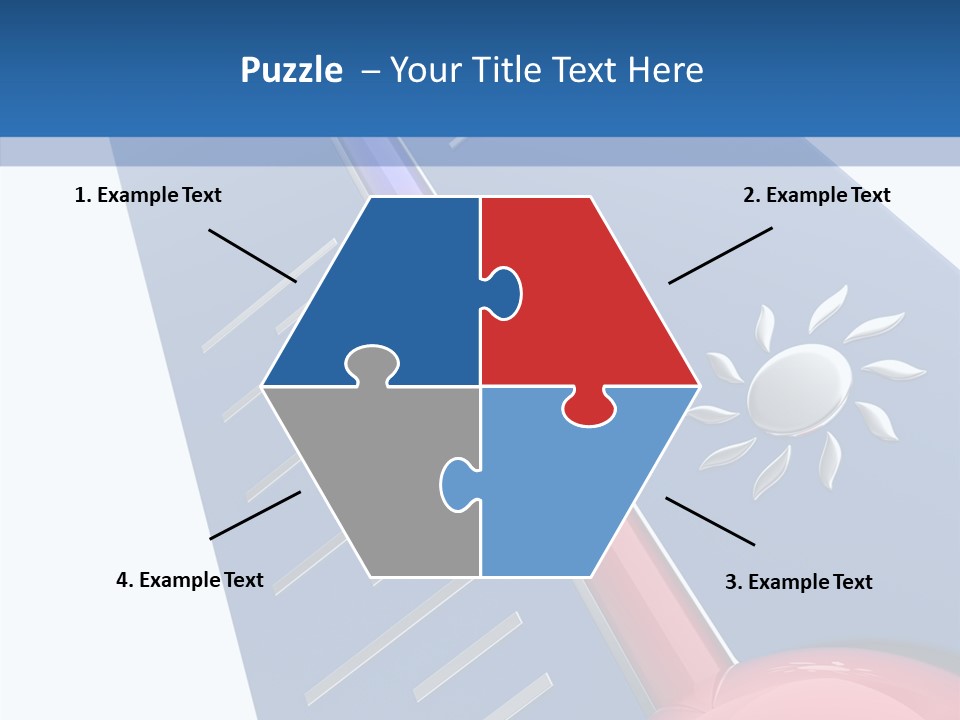 Render Medicine Snowflake PowerPoint Template