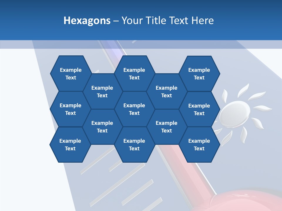 Render Medicine Snowflake PowerPoint Template