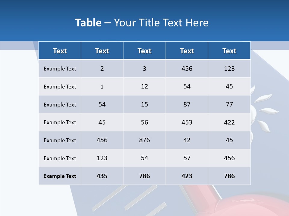 Render Medicine Snowflake PowerPoint Template