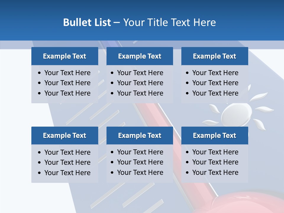 Render Medicine Snowflake PowerPoint Template