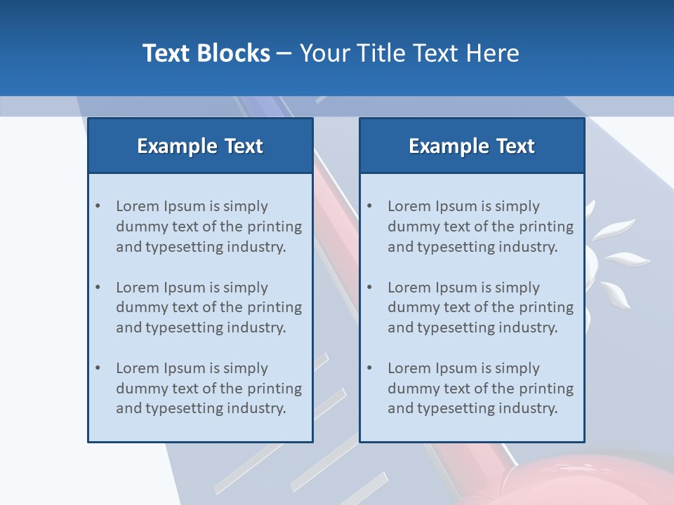 Render Medicine Snowflake PowerPoint Template