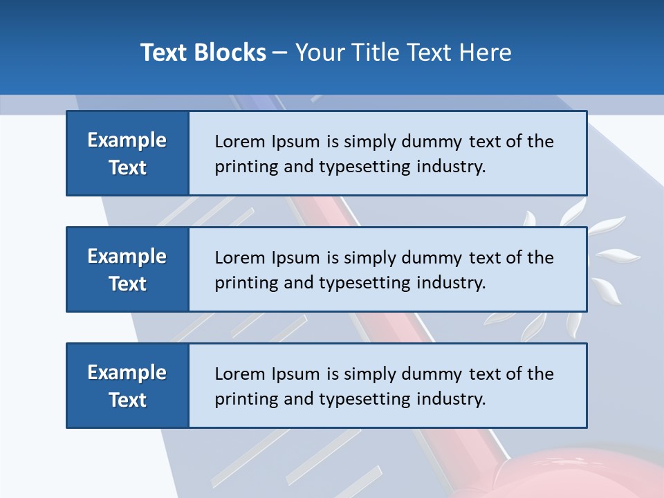 Render Medicine Snowflake PowerPoint Template