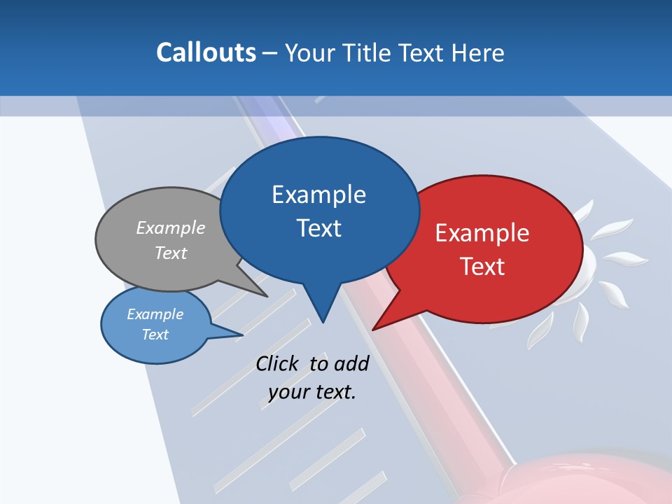 Render Medicine Snowflake PowerPoint Template