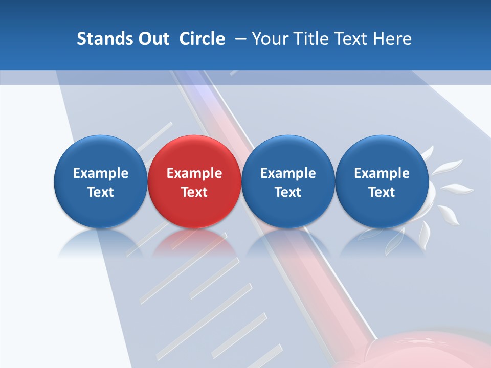 Render Medicine Snowflake PowerPoint Template