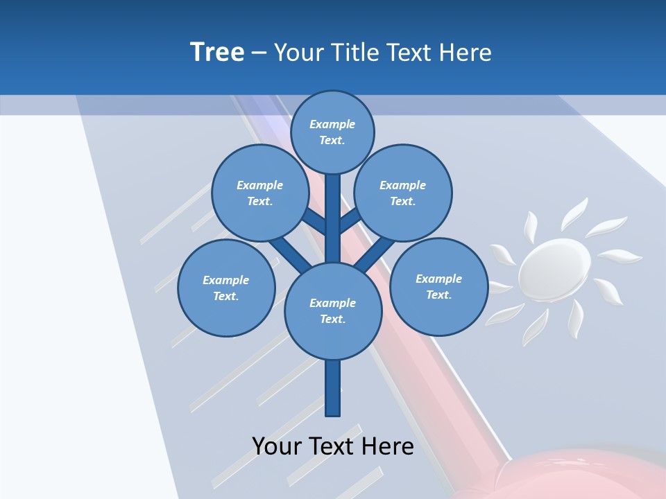 Render Medicine Snowflake PowerPoint Template
