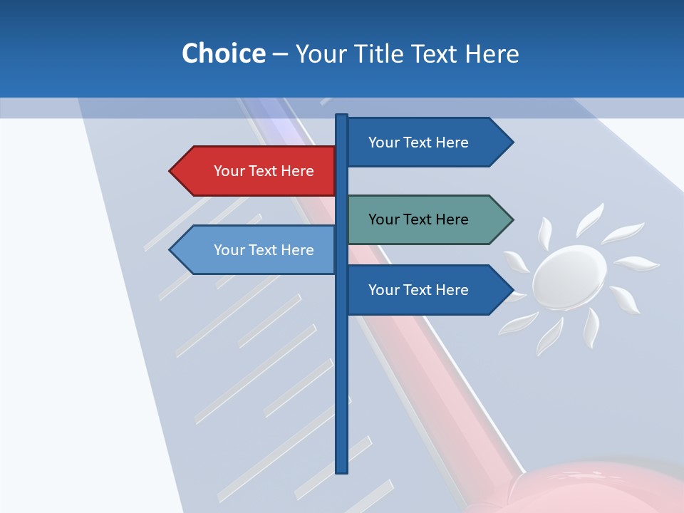 Render Medicine Snowflake PowerPoint Template