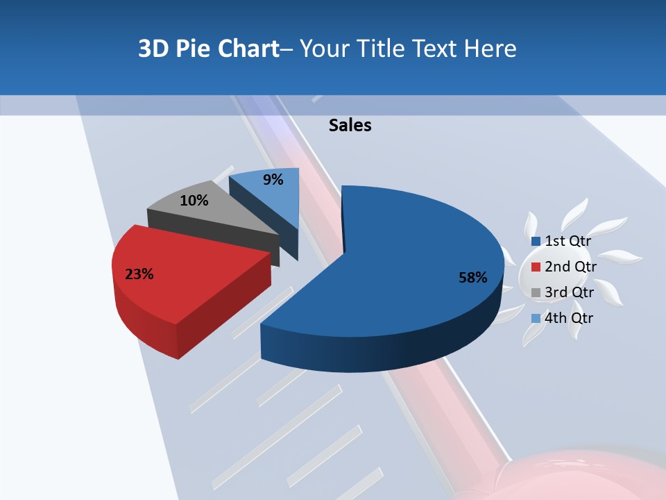 Render Medicine Snowflake PowerPoint Template