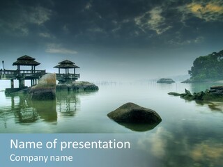 Magical Misty Uncertainty PowerPoint Template