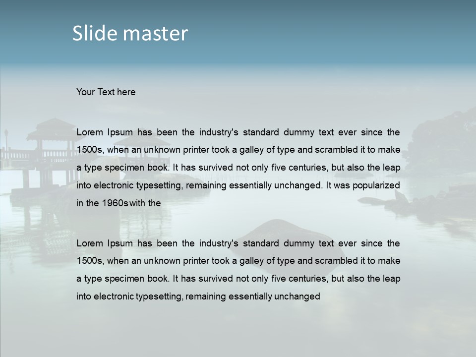 Magical Misty Uncertainty PowerPoint Template