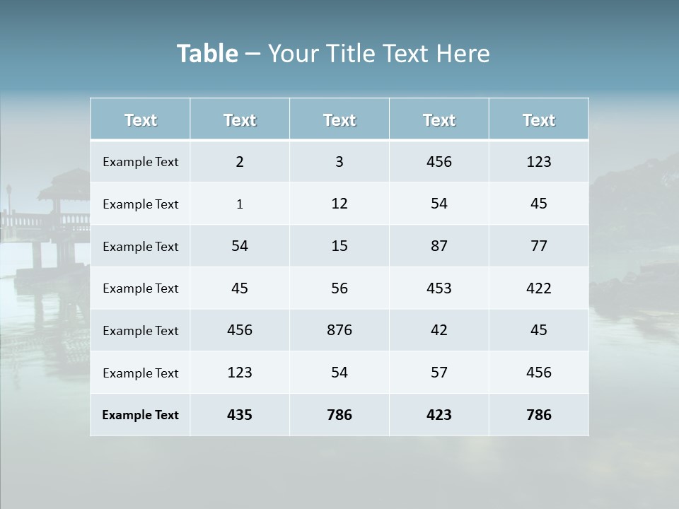 Magical Misty Uncertainty PowerPoint Template