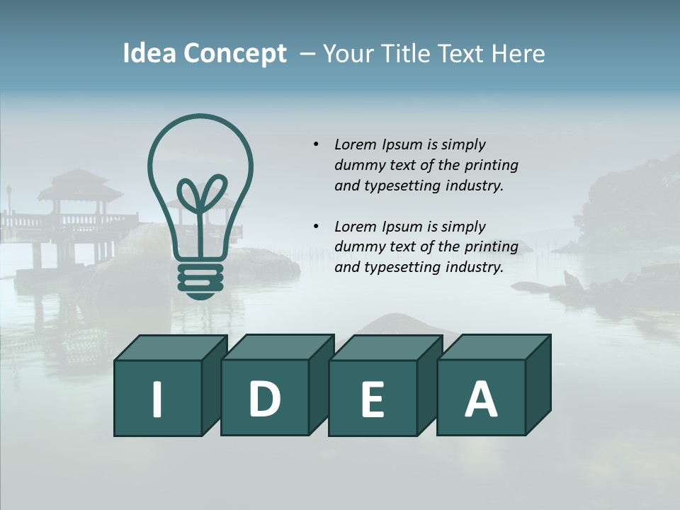 Magical Misty Uncertainty PowerPoint Template