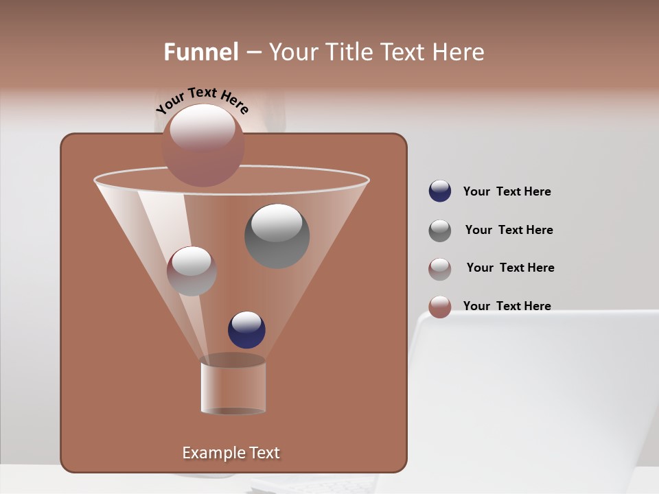 Smiling Glasses Young PowerPoint Template