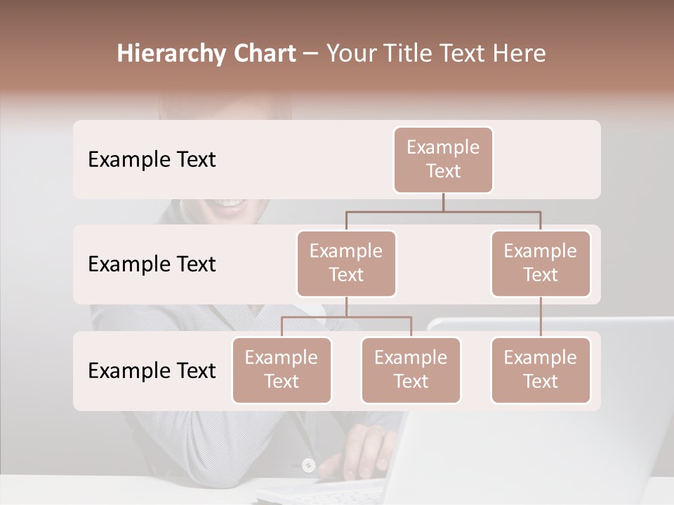 Smiling Glasses Young PowerPoint Template