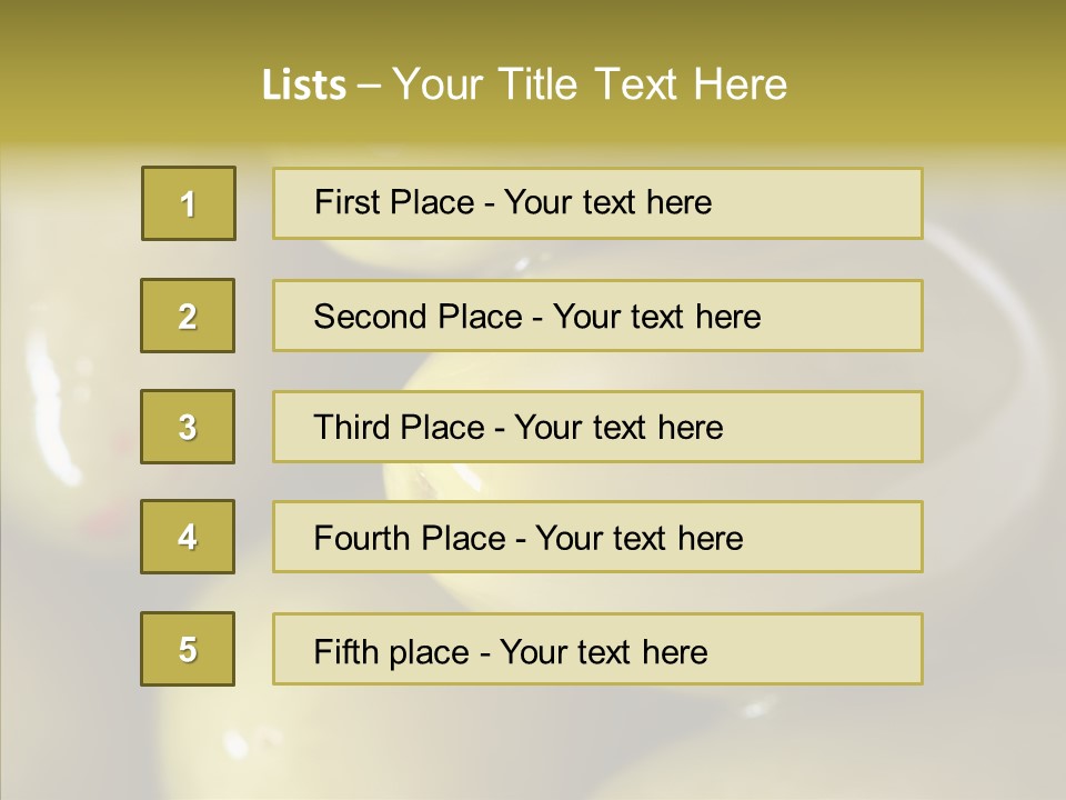Vegetables Green Hot PowerPoint Template