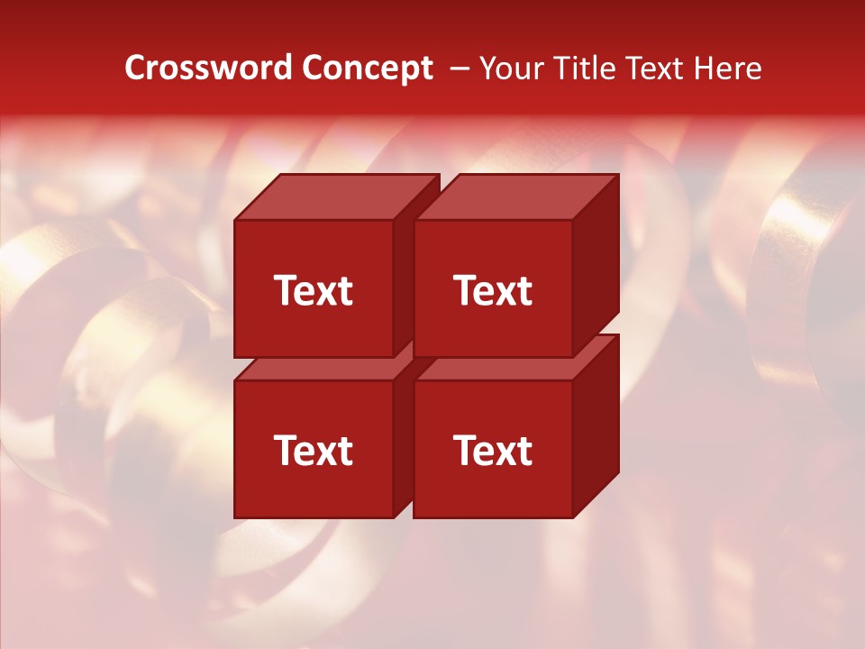 String Ceremony Accessory PowerPoint Template