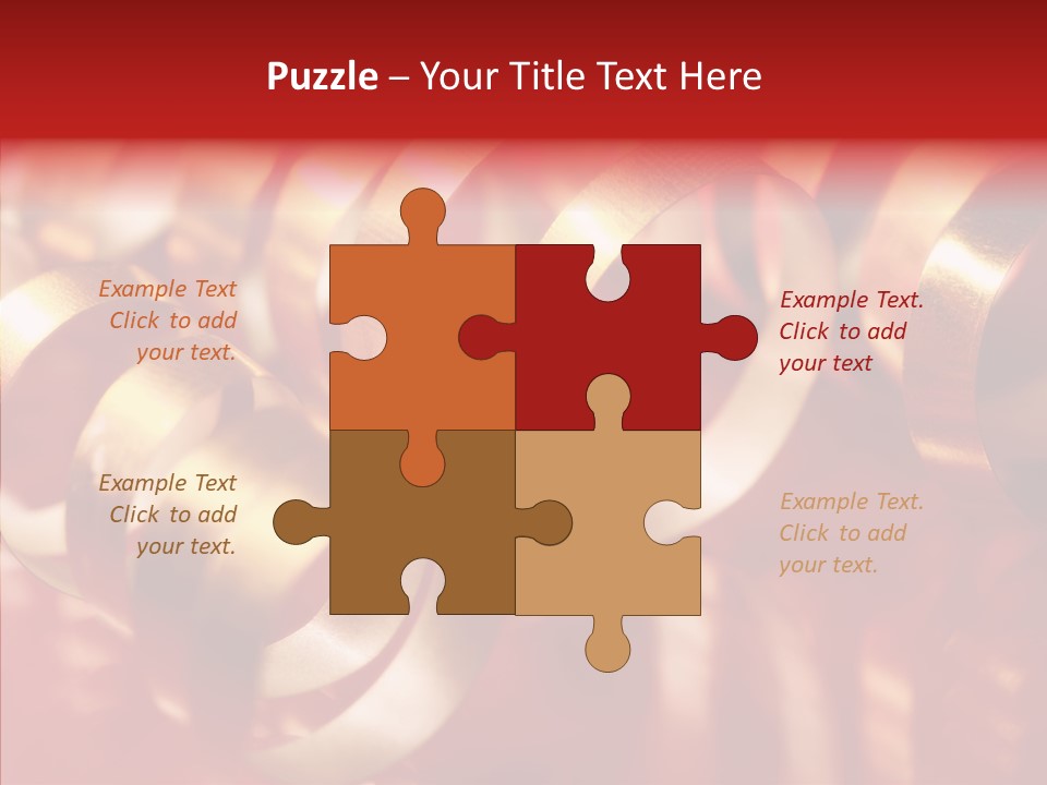 String Ceremony Accessory PowerPoint Template