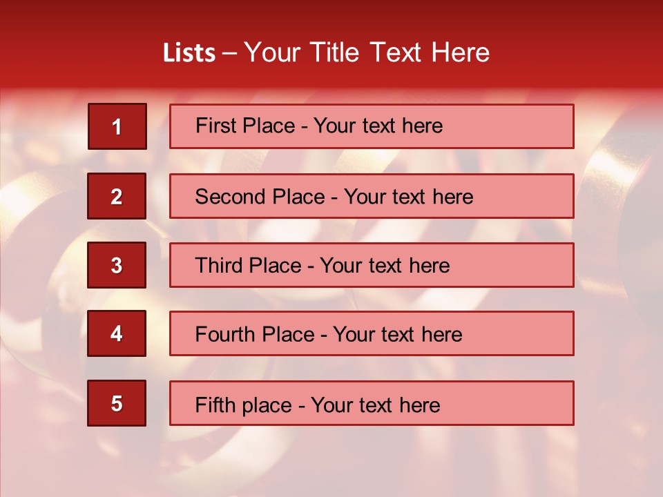 String Ceremony Accessory PowerPoint Template