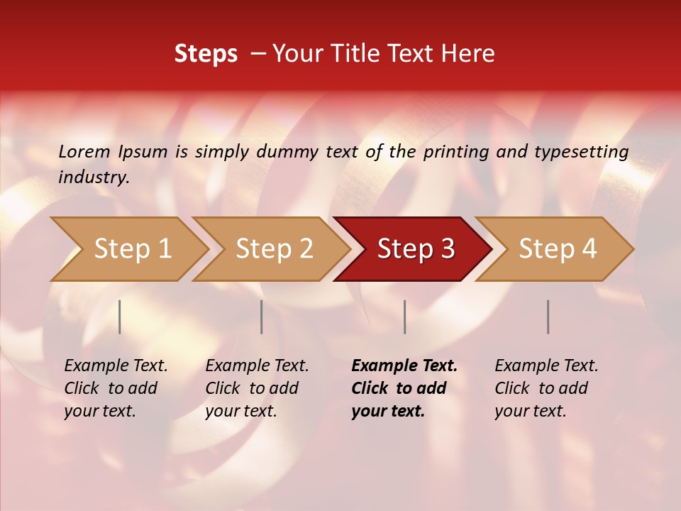 String Ceremony Accessory PowerPoint Template