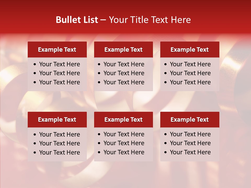 String Ceremony Accessory PowerPoint Template