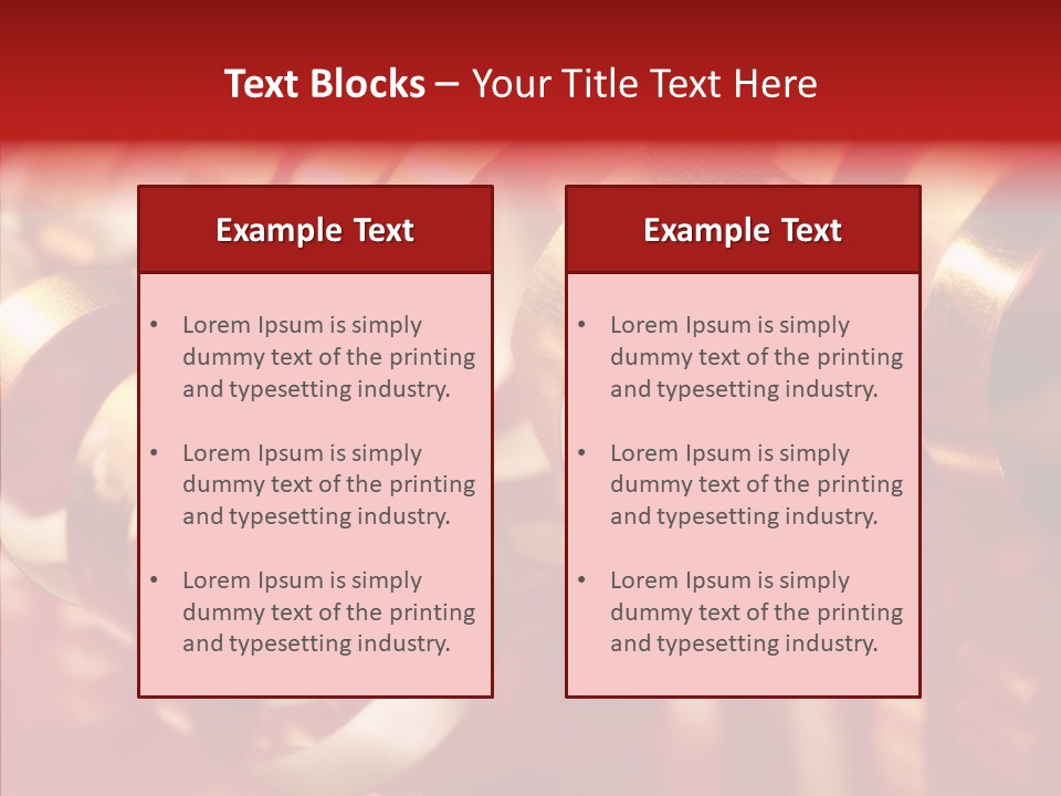 String Ceremony Accessory PowerPoint Template