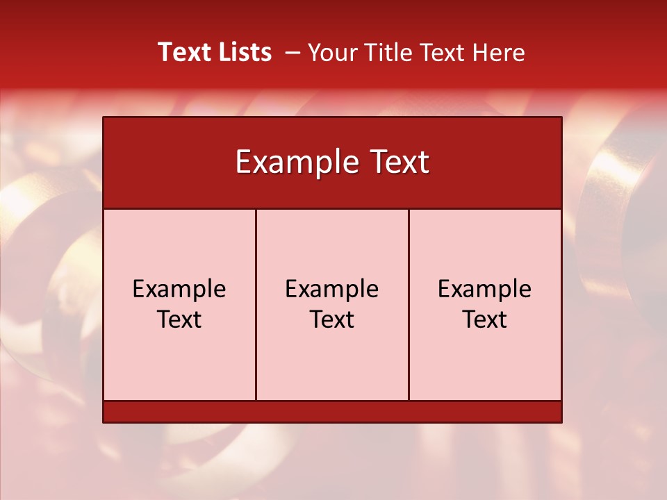 String Ceremony Accessory PowerPoint Template