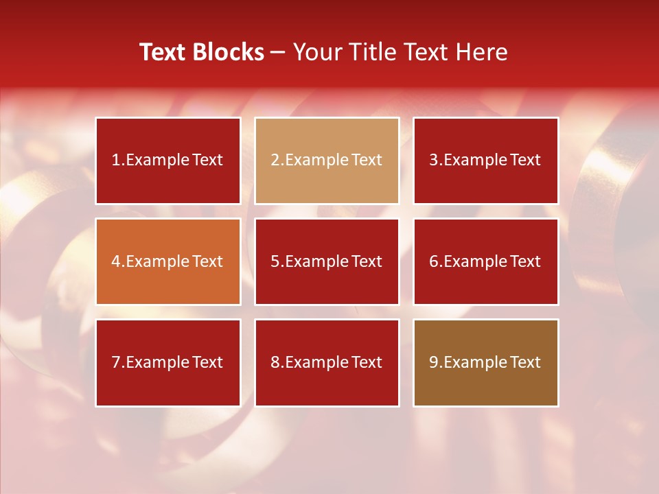 String Ceremony Accessory PowerPoint Template