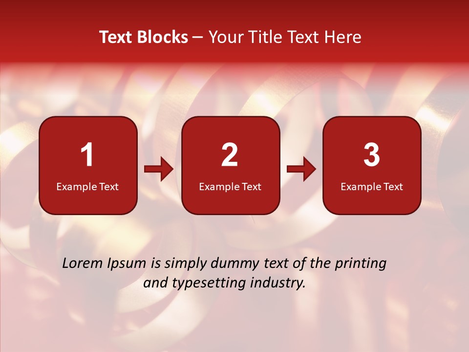 String Ceremony Accessory PowerPoint Template