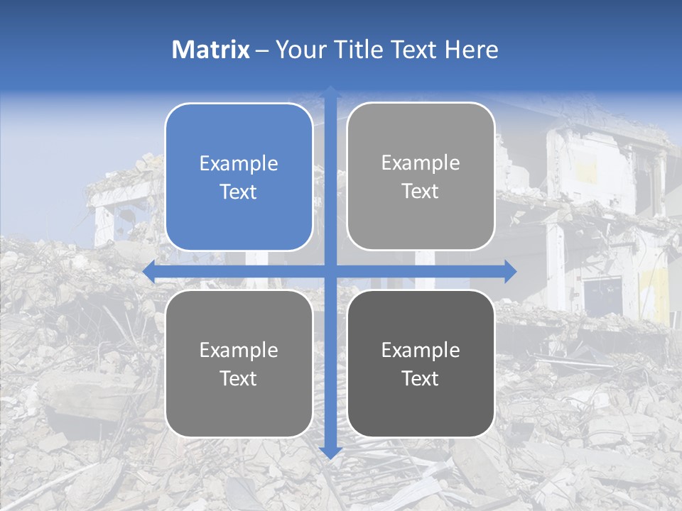 Wall Destruction Recovery PowerPoint Template