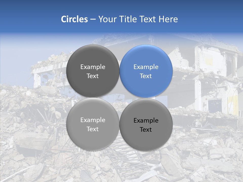 Wall Destruction Recovery PowerPoint Template