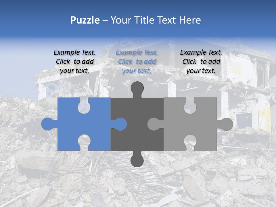 Wall Destruction Recovery PowerPoint Template