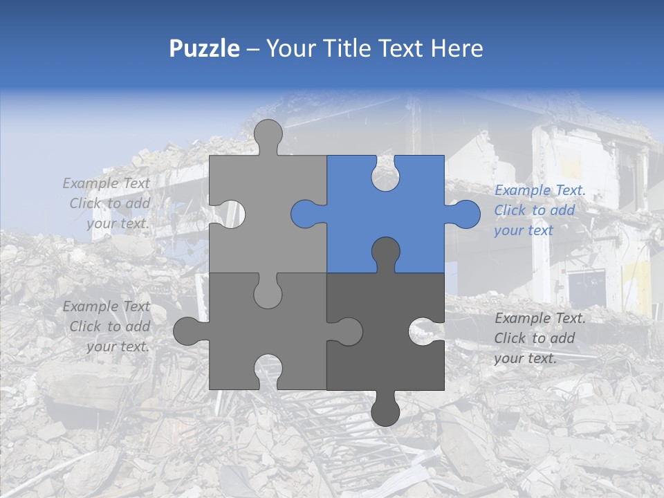 Wall Destruction Recovery PowerPoint Template