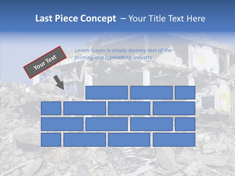 Wall Destruction Recovery PowerPoint Template