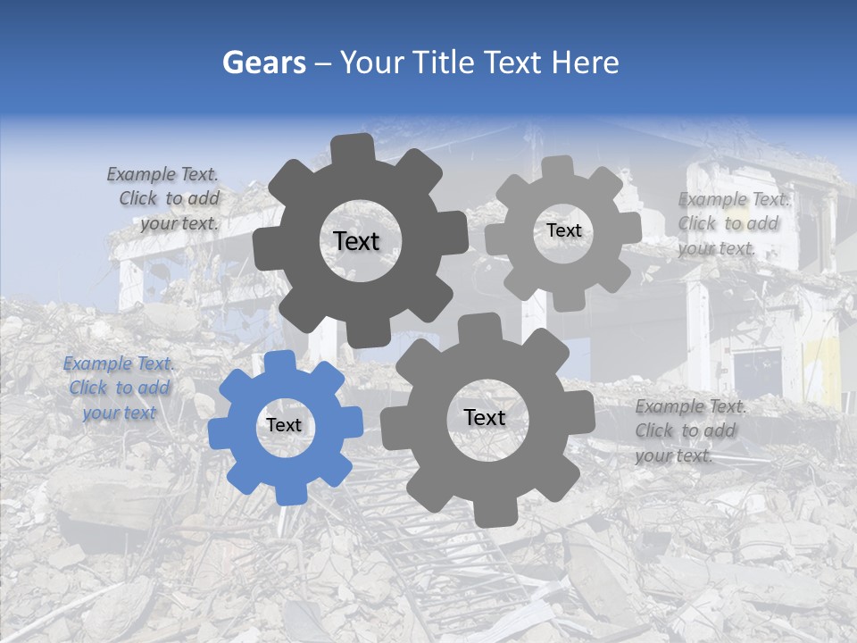 Wall Destruction Recovery PowerPoint Template