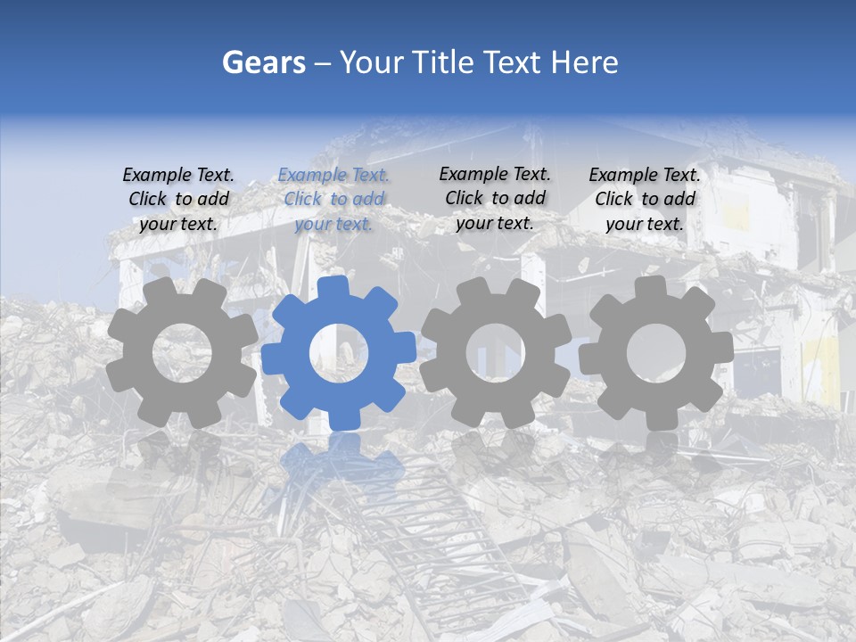 Wall Destruction Recovery PowerPoint Template