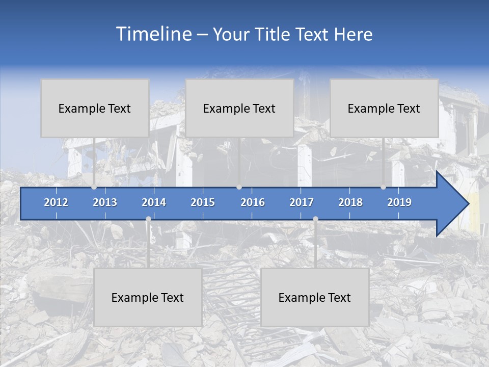 Wall Destruction Recovery PowerPoint Template