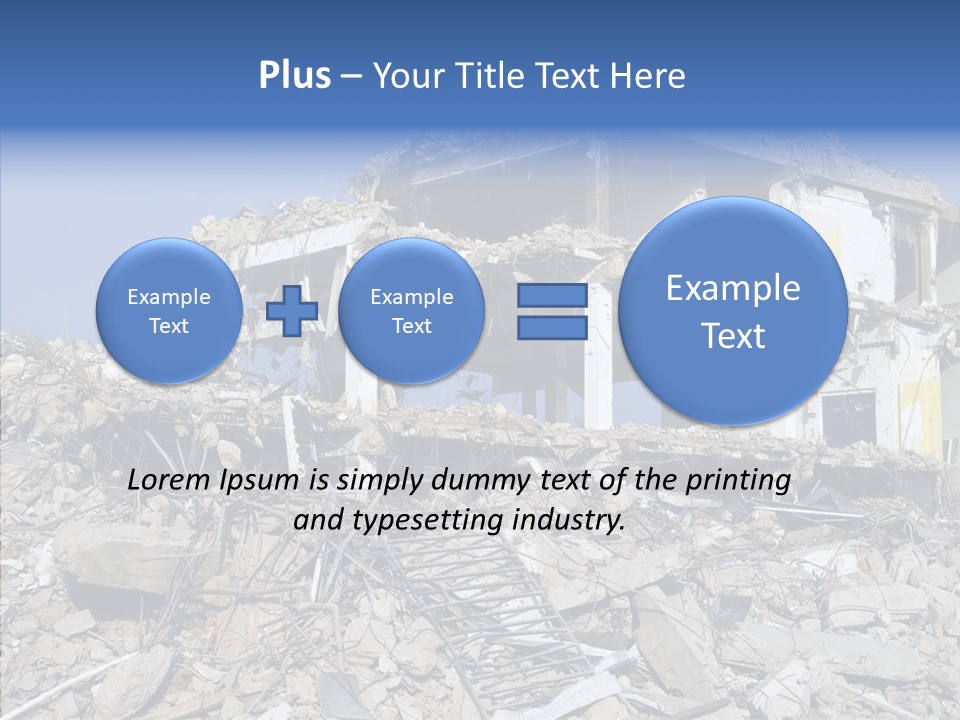 Wall Destruction Recovery PowerPoint Template
