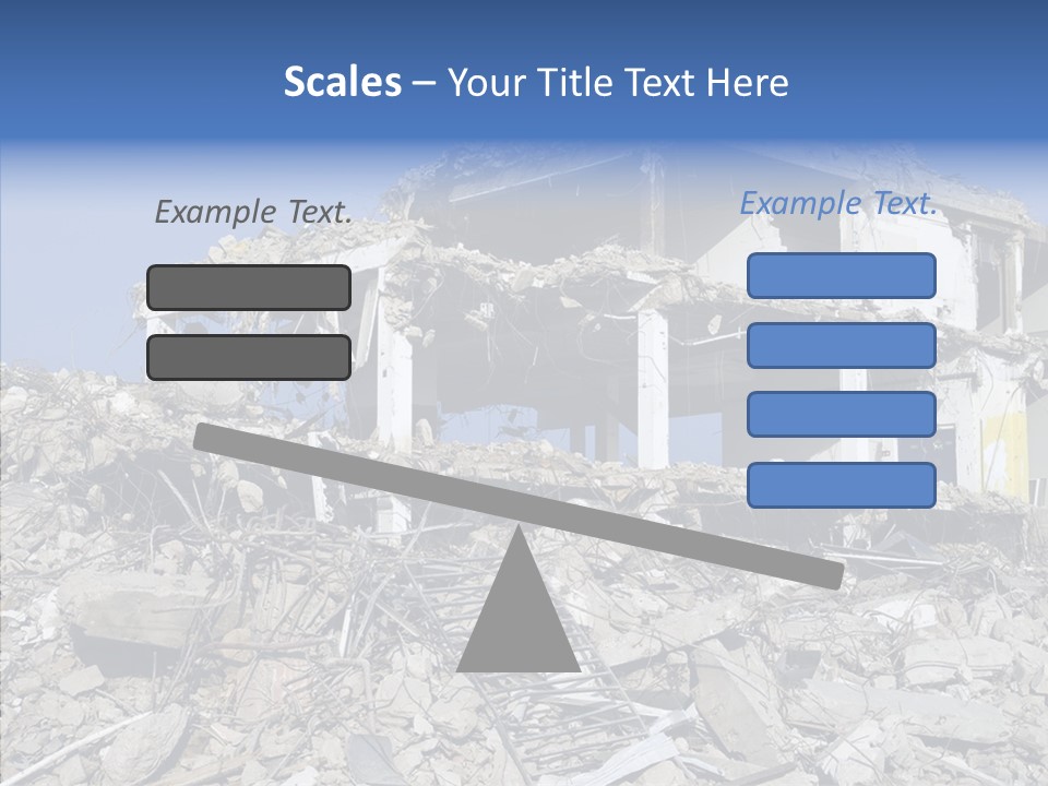 Wall Destruction Recovery PowerPoint Template
