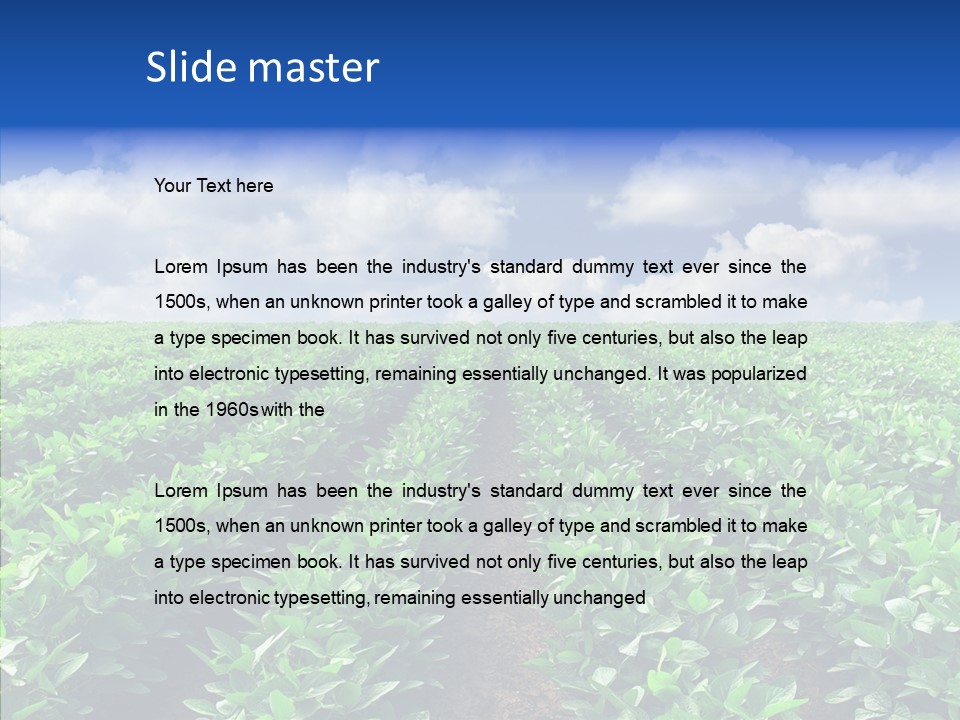 View Farmland Produce PowerPoint Template