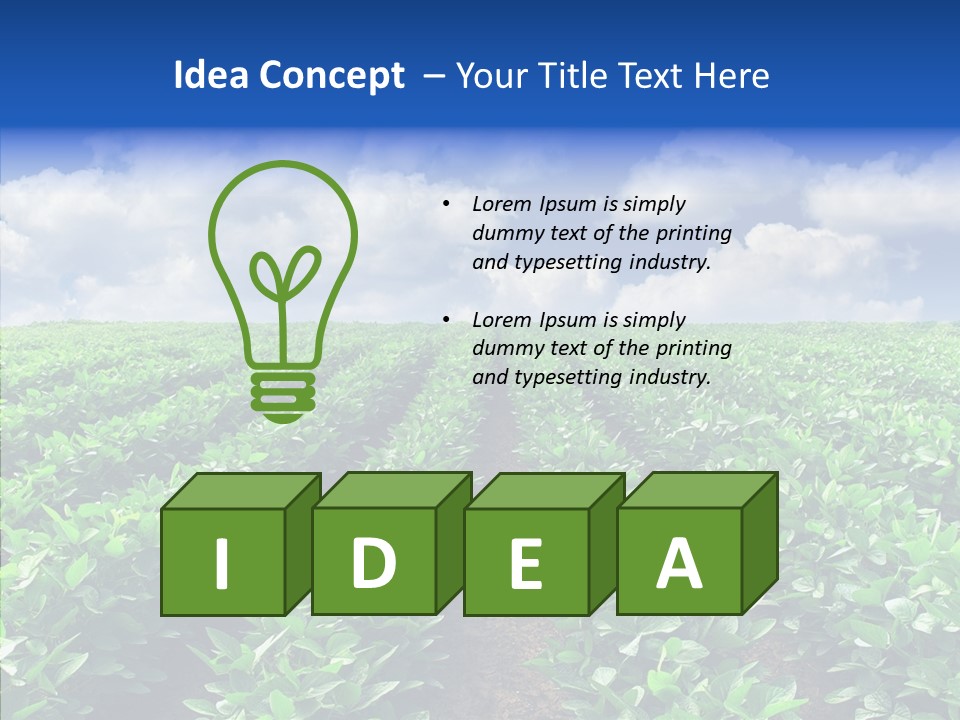 View Farmland Produce PowerPoint Template