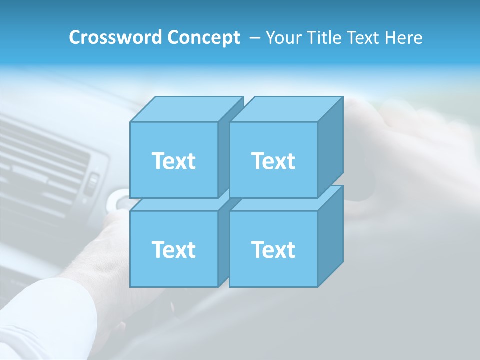 Interior Safety Driving PowerPoint Template