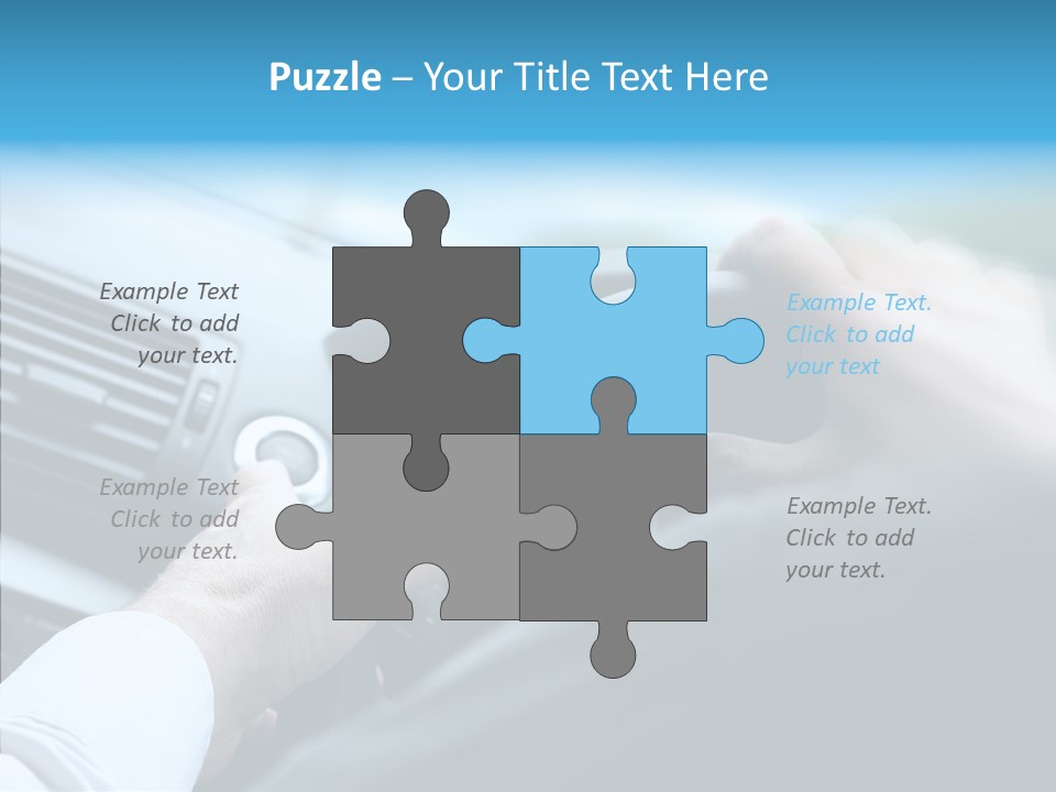 Interior Safety Driving PowerPoint Template