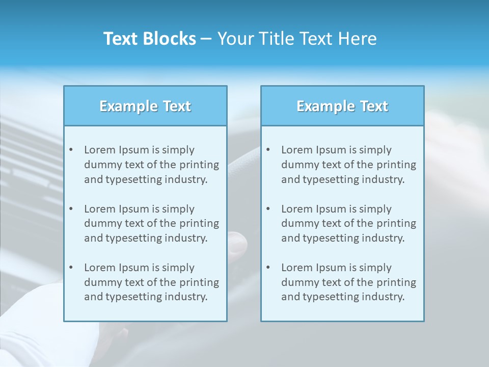 Interior Safety Driving PowerPoint Template