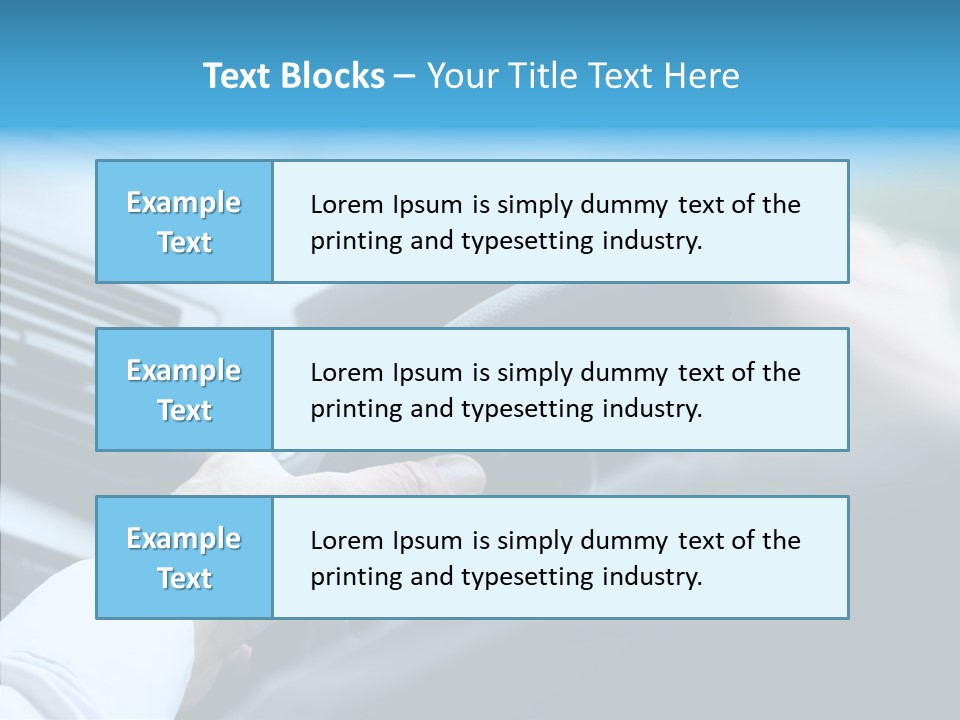 Interior Safety Driving PowerPoint Template